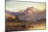 A View of Benmore at Sunset-Alfred De Breanski, Sr .-Mounted Giclee Print