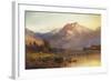 A View of Benmore at Sunset-Alfred De Breanski, Sr .-Framed Giclee Print