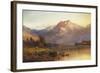 A View of Benmore at Sunset-Alfred De Breanski, Sr .-Framed Giclee Print