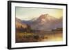 A View of Benmore at Sunset-Alfred De Breanski, Sr .-Framed Giclee Print