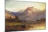 A View of Benmore at Sunset-Alfred De Breanski, Sr .-Mounted Giclee Print