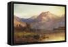 A View of Benmore at Sunset-Alfred De Breanski, Sr .-Framed Stretched Canvas