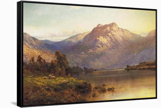 A View of Benmore at Sunset-Alfred De Breanski, Sr .-Framed Stretched Canvas