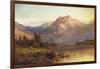 A View of Benmore at Sunset-Alfred De Breanski, Sr .-Framed Giclee Print