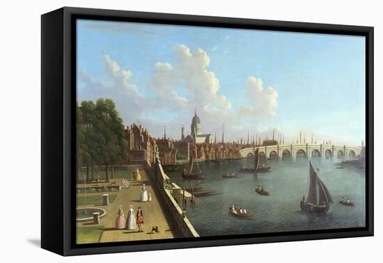 A View of Blackfriars, Attributed to Francis Smith-Francis Smith-Framed Stretched Canvas