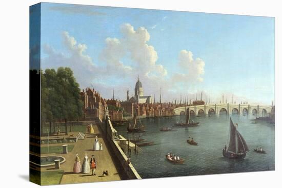 A View of Blackfriars, Attributed to Francis Smith-Francis Smith-Stretched Canvas