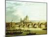 A View of Blackfriars Bridge with Saint Paul'S-John Paul-Mounted Giclee Print