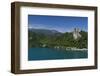 A view of Bled Castle, Lake Bled, Slovenia, Europe-Sergio Pitamitz-Framed Photographic Print