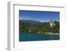 A view of Bled Castle, Lake Bled, Slovenia, Europe-Sergio Pitamitz-Framed Photographic Print