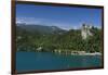 A view of Bled Castle, Lake Bled, Slovenia, Europe-Sergio Pitamitz-Framed Photographic Print