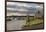 A view of boats moored in the creek at Thornham, Norfolk, England, United Kingdom, Europe-Jon Gibbs-Framed Photographic Print