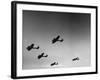 A View of Bomber Planes Being Used During US Army Maneuvers-John Phillips-Framed Premium Photographic Print