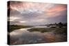 A View of Bosham Harbour-Chris Button-Stretched Canvas