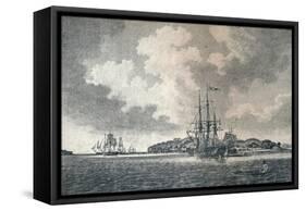 A View of Botany Bay, 1789-Robert Clevely-Framed Stretched Canvas