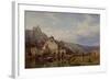 A View of Bouvignes on the Meuse, 1860-George Clarkson Stanfield-Framed Giclee Print