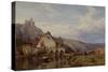 A View of Bouvignes on the Meuse, 1860-George Clarkson Stanfield-Stretched Canvas