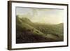 A View of Boxhill, Surrey, with Dorking in the Distance, 1733-George Lambert-Framed Giclee Print