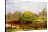 A View of Bredon-Henry Key-Stretched Canvas