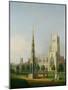 A View of Bristol High Cross and Cathedral, C.1750-Samuel Scott-Mounted Giclee Print