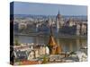 A View of Budapest from Castle Hill, Hungary-Joe Restuccia III-Stretched Canvas