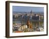 A View of Budapest from Castle Hill, Hungary-Joe Restuccia III-Framed Photographic Print