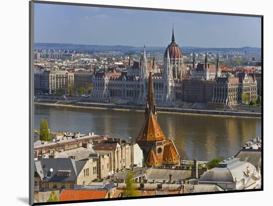 A View of Budapest from Castle Hill, Hungary-Joe Restuccia III-Mounted Photographic Print