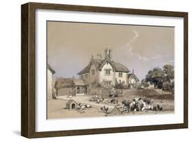 A View of Bury Hill, near Dorking, Surrey, 1837-James Duffield Harding-Framed Giclee Print