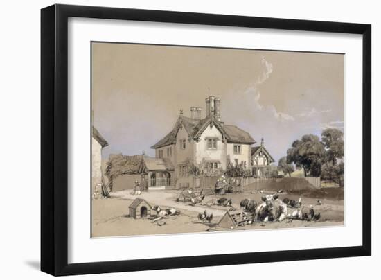 A View of Bury Hill, near Dorking, Surrey, 1837-James Duffield Harding-Framed Giclee Print