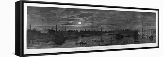 A View of Cairo, During the Flood, C1808-Baltard-Framed Stretched Canvas