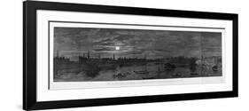 A View of Cairo, During the Flood, C1808-Baltard-Framed Premium Giclee Print