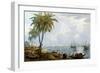 A View of Calcutta, from a Point Opposite to Kidderpore, 1837, Engraved by Robert Havell the…-James Baillie Fraser-Framed Giclee Print