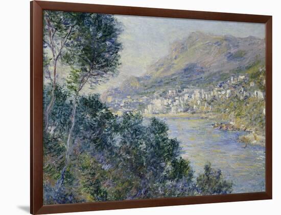 A View of Cape Martin, Monte Carlo-Claude Monet-Framed Giclee Print