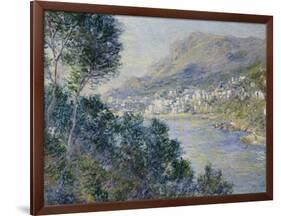 A View of Cape Martin, Monte Carlo-Claude Monet-Framed Giclee Print