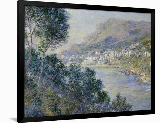 A View of Cape Martin, Monte Carlo-Claude Monet-Framed Giclee Print