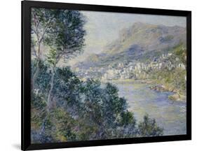 A View of Cape Martin, Monte Carlo-Claude Monet-Framed Giclee Print