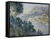 A View of Cape Martin, Monte Carlo-Claude Monet-Framed Stretched Canvas