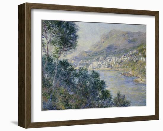 A View of Cape Martin, Monte Carlo-Claude Monet-Framed Giclee Print