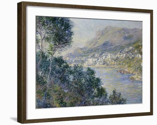 A View of Cape Martin, Monte Carlo-Claude Monet-Framed Giclee Print