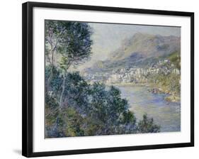 A View of Cape Martin, Monte Carlo-Claude Monet-Framed Giclee Print