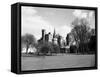 A View of Cardiff Castle, Wales, Circa 1940-Staff-Framed Stretched Canvas