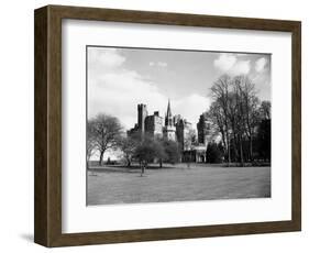 A View of Cardiff Castle, Wales, Circa 1940-Staff-Framed Photographic Print