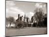 A View of Cardiff Castle Wales-null-Mounted Photographic Print