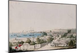 A View of Carlisle Bay and Bridgetown, Barbados-Charles Emilius Gold-Mounted Giclee Print