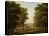 A View of Castle Bromwich Hall-Allen Edward Everitt-Stretched Canvas