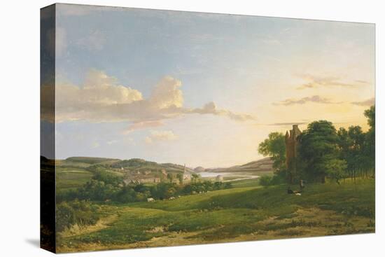 A View of Cessford and the Village of Caverton, Roxboroughshire in the Distance, 1813-Patrick Nasmyth-Stretched Canvas