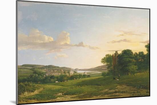 A View of Cessford and the Village of Caverton, Roxboroughshire in the Distance, 1813-Patrick Nasmyth-Mounted Giclee Print