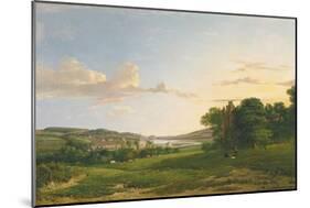A View of Cessford and the Village of Caverton, Roxboroughshire in the Distance, 1813-Patrick Nasmyth-Mounted Giclee Print