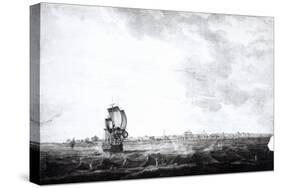 A View of Charles-Town, the Capital of South Carolina, Engraved by Samuel Smith, 1776-Thomas Seitch-Stretched Canvas