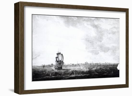 A View of Charles-Town, the Capital of South Carolina, Engraved by Samuel Smith, 1776-Thomas Seitch-Framed Giclee Print