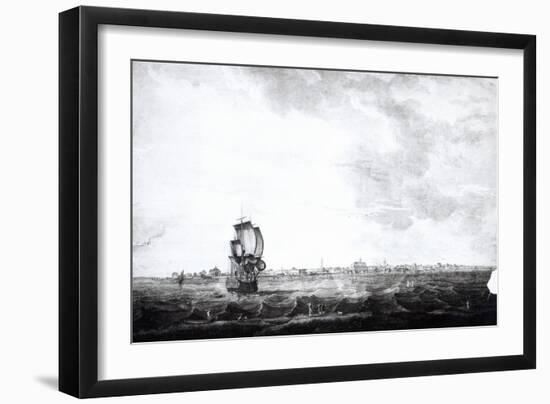 A View of Charles-Town, the Capital of South Carolina, Engraved by Samuel Smith, 1776-Thomas Seitch-Framed Giclee Print
